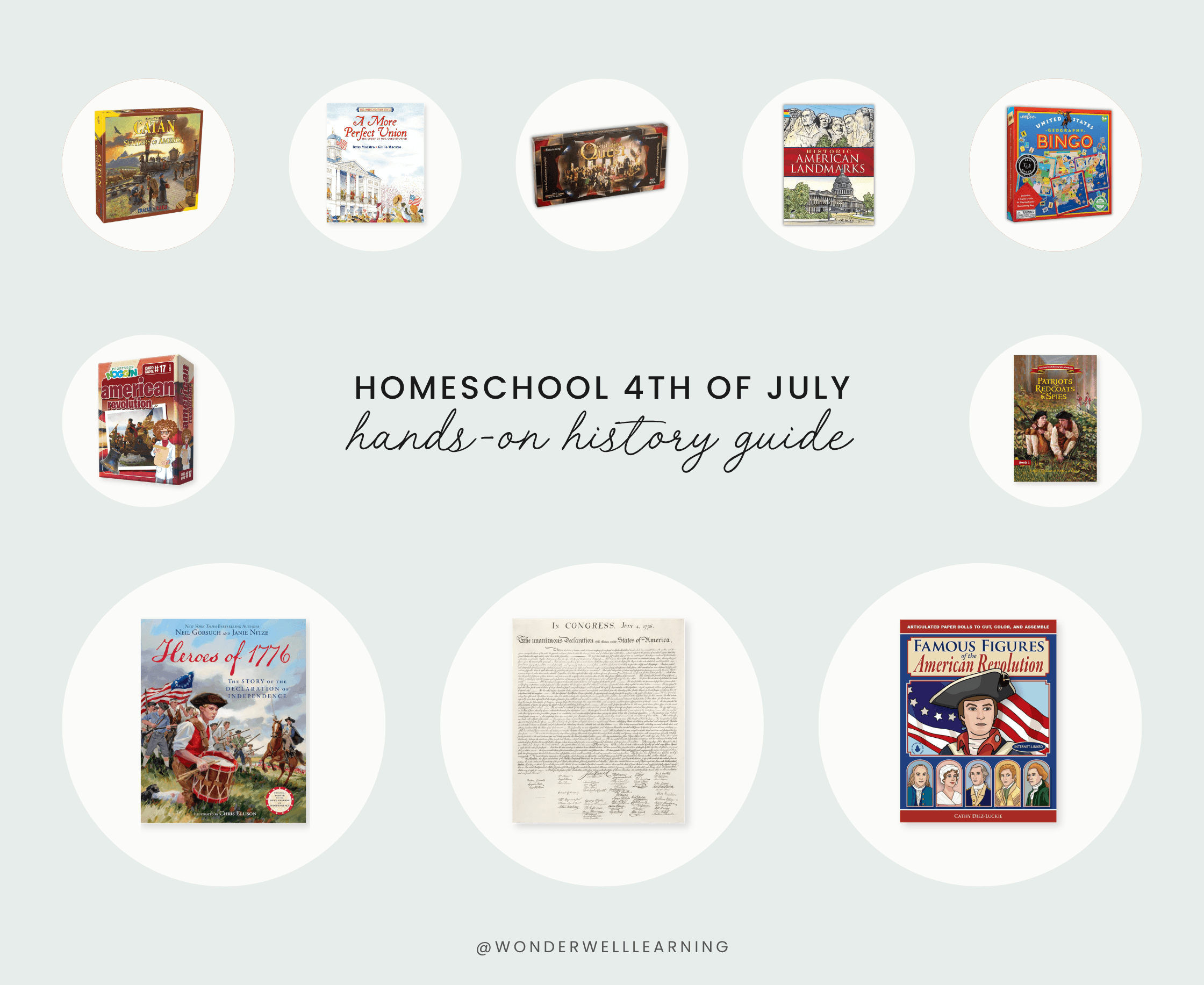 Homeschool 4th of July Hands-On History Guide