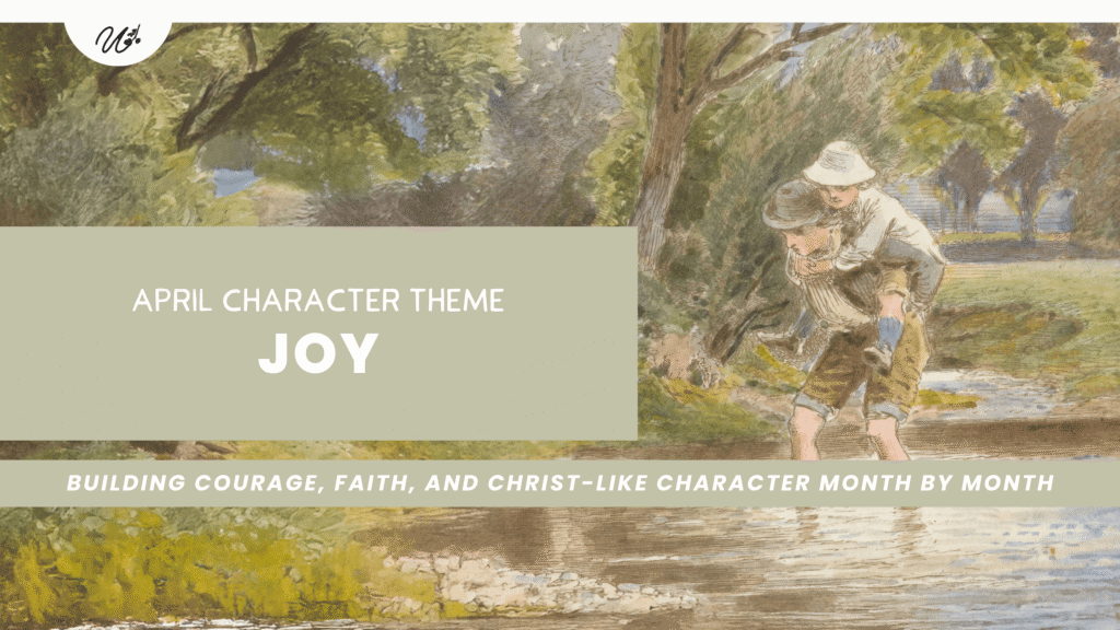 Blog heading image cultivating joy in our homeschool